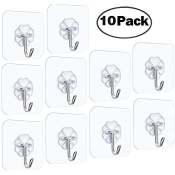 10%20PCs%20Strong%20Transparent%20Suction%20Cup%20Sucker%20Wall%20Hooks%20Hanger%20for%20Kitchen%20Bathroom%20Holder%20Accessories%20-%20Image%203