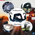 Motorcycle Universal Helmet Bag Box Carrier Elastic Strap with 2 plastic hook. 