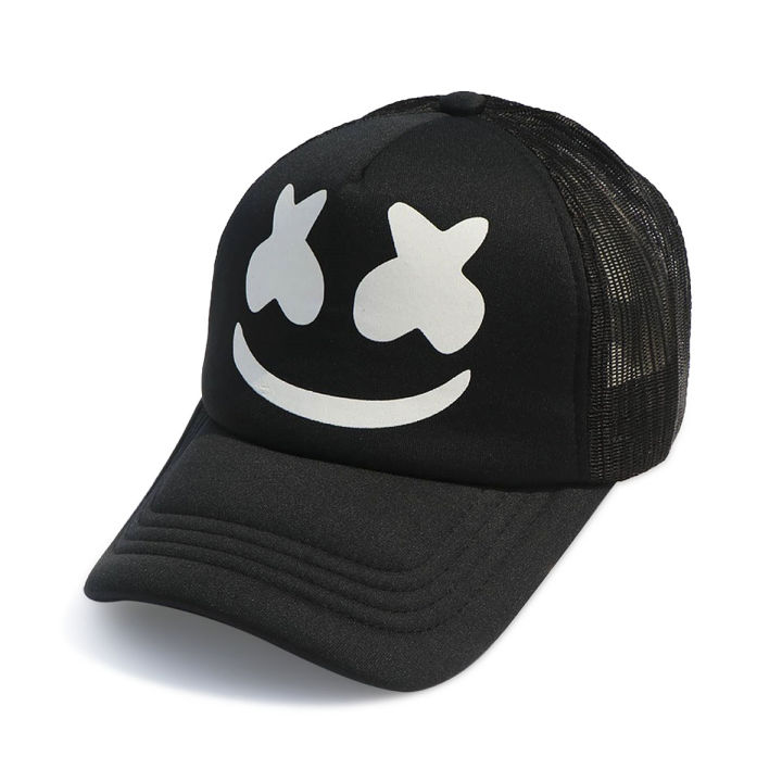 Marshmello Half Net Cap for Men