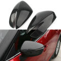 for Mazda CX-3 CX3 2015 2016 2017 2018 2019 2020 2021 ABS Carbon Fiber Side Door Rearview Mirror Cover Trims. 