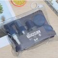 5pc/Set Travel Mini Makeup Cosmetic Face Cream Pot Bottles Plastic Transparent Empty Make Up Container Bottle Travel Accessorie. 