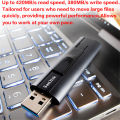 SanDisk Extreme PRO USB 3.2 Solid State Flash Drive 128GB 256GB 512GB 1TB pendrive Hight Speed USB Flash Drive CZ880. 