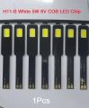 H11-B WHITE 5W 6V COB LED Light 6V Chip Module Size 60x11mm White COB LED Light For Floodlight Spotlight Headlights.