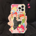 【Solo Yolo】Oil Painting Graffiti Cartoon Mirror 14 Applicable iphone13promax Apple 12 Phone case 11 Chain 15 Soft xr.