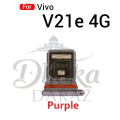 For Vivo V21e Sim Tray Micro SD Card Slot with Sim Ejector Pin Replacement Part.