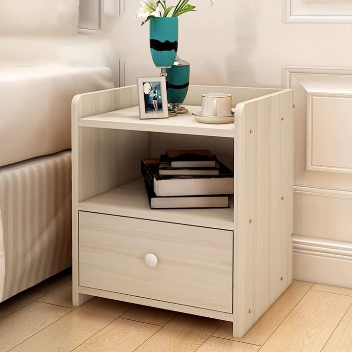 Bedside%20Cabinet,%20Bedside%20Tables%20Bedroom%20Bedside%20Table%20with%20Cupboard,%20Modern%20Bedside%20Cabinet%20with%20Drawer%20and%20Open%20Shelf,%201%20Layers%20Of%20Storage%20Nightstand%20Table,18/16%20-%20Image%205