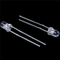 120 Pieces 3mm White LED Lamp Light Emitting Diode DC 2.5V-3V. 