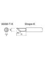 SILVER Color 900M-T-K Soldering Tip Bit Leads Free Soldering Iron Bits Replacement Pencil Soldering Solder Iron Tip For Soldering Iron & Station Tools Tip. 