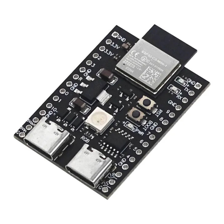 ESP32-C3 Development Board Dual Type-C WiFi Bluetooth BLE5.0 DevKitM-1 ...