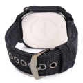 SHIWEIBAO Watch Men's Multi Time Zone Personalized dial Sports denim strap quartz watch. 