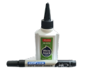 GXin G-213B Refillable White Board Marker with 100ml Refill Ink, Black, Pack of 2. 