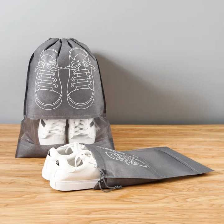 10/5/3pcs%20Shoes%20Storage%20Bags%20Closet%20Organizer%20Non-woven%20Travel%20Portable%20Bag%20Waterproof%20Pocket%20Clothing%20Classified%20Hanging%20Bag%20-%20Image%2010