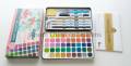 Keep Smiling Solid Pigment Water Color Tin Set 45 Colors.