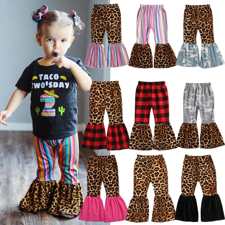 Infant%20Kids%20Baby%20Girl%20Pants%20Leopard%20Plaids%20Long%20Pants%20Patchwork%20Trousers%20Cotton%20Outfit%20-%20Image%202