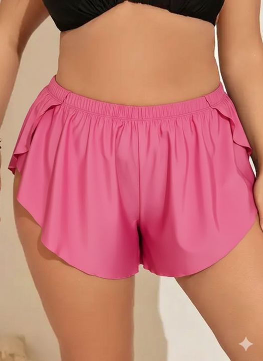 Ladies%20Silk%20Elastic%20Waist%20Shorts%20%7C%20Lightweight%20&%20Breathable%20-%20Image%206
