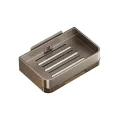 Aluminum Alloy Soap Holder Bathroom Soap Dish With Drain Water Wall Mounted Soap Box Bathroom Accessories. 