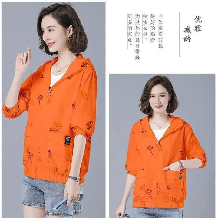 Sun%20Protection%20Clothing%20for%20Women2023Summer%20New%20Western%20Style%20Loose%20Thin%20Coat%20Middle-Aged%20Mom%20Clothes%20plus%20Size%20Breathable%20Sun-Protective%20Clothing%20-%20Image%204