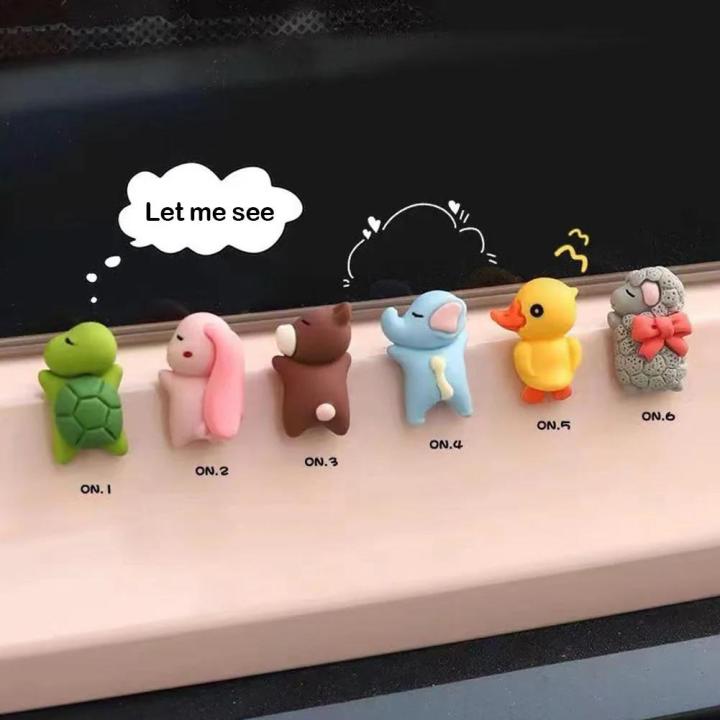 Cute%20Car%20Ornaments%20Car%20Center%20Console%20Display%20Screen%20Car%20Interior%20Decorations%20Little%20Turtle%20Cute%20Pendant%20Doll%20Girl%20-%20Image%204