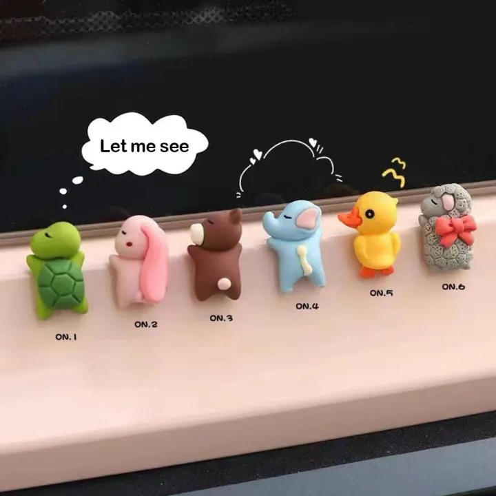 Cute%20Car%20Ornaments%20Car%20Center%20Console%20Display%20Screen%20Car%20Interior%20Decorations%20Little%20Turtle%20Cute%20Pendant%20Doll%20Girl%20-%20Image%204