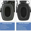 Howard Leight R-01526 Impact Sport Electronic Earmuff Protective Headset Foldable with 1 Pair Comfortable Gel Ear Pads. 