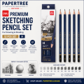 Deli S999-H Premium Sketching Pencil Set 12 Pcs for Drawing & Shading.
