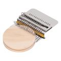 Darning Mini Loom Machine, Fun Knitting Experience Hand Eye Coordination 14 Hooks Small Weaving Loom Kit for Making Hats. 