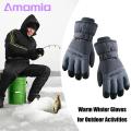 Trmal Gloves for Winter Waterproof Touchscreen Winter Gloves for Outdoor tivities Warm Fleece Lined Gloves for Cycling Skiing Climbing Men Women Winter Touchscreen Gloves.