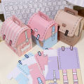 1/6Pcs Cartoon Schoolbag Shape Candy Box Back School Portable Paper Gift Packaging Box Party Supplies. 