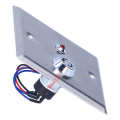 Key Operated Switch 12VDC Exit Lock On/Off Emergency Door Release 86x86mm with Red LED Indicator Tamper Signals. 
