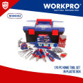 Workpro 170 PC Tools Set in Plastic Tool Box. 