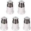 5 pcs Bulb Base Socket ( B22 To E27 ) Converter Adapter. 