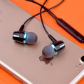 DUOPUNI Android wired with microphone earbuds smart call tuning listening to songs in-ear mobile phone headphones.