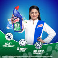 Harpic Toilet Cleaner Liquid 750ml Jasmine Power Plus 10x Total Clean, new & thicker formula kills 99.99% of germs with new Jasmine Fragrance. 