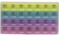 7 Days Medicine Kit box organizer with 28 grids Week day medicine box from Morning-noon-night - Medicine Box.