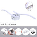 Migeet 2 Branches L-ED Waved Light Warm White 12W Aluminum Ceiling Light for Bedroom Living Room Decoration Lamp. 