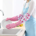Dishwashing Cleaning Rubber Gloves Non-Slip Kitchen Glove Waterproof - Bix Super Shop.