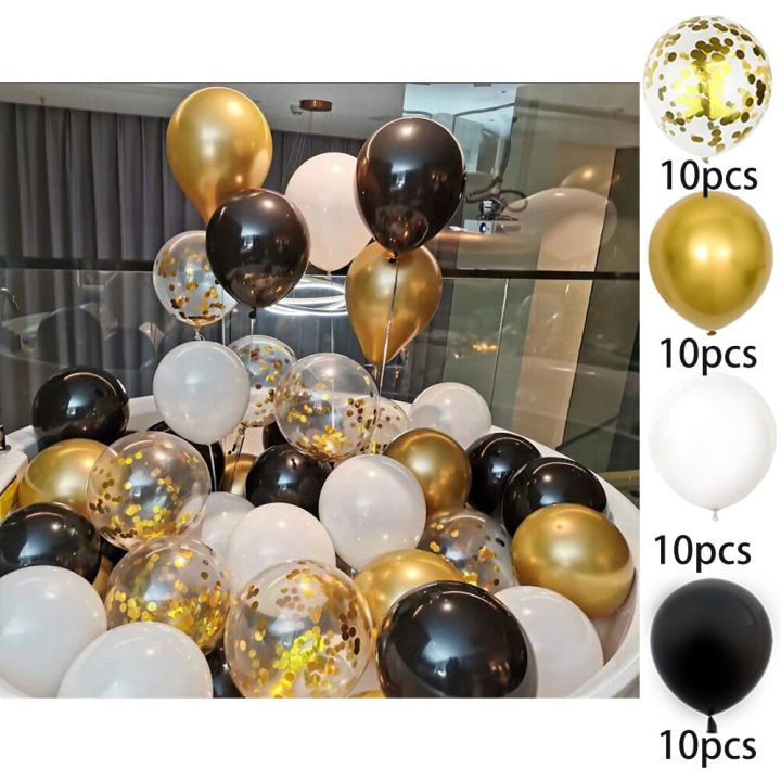 30/40Pcs%2010Inch%20Metal%20Latex%20Balloon%20Golden%20Balloon%20Confetti%20Set%20Birthday%20Balloons%20Wedding%20Decoration%20Birthday%20Party%20Decoration%20-%20Image%207