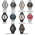CURREN 8023 Quartz Watch Men Waterproof Sport Military Watches Mens Business Stainless Steel Wristwatch Male Clock reloj hombre KEEMEEUYZO. 