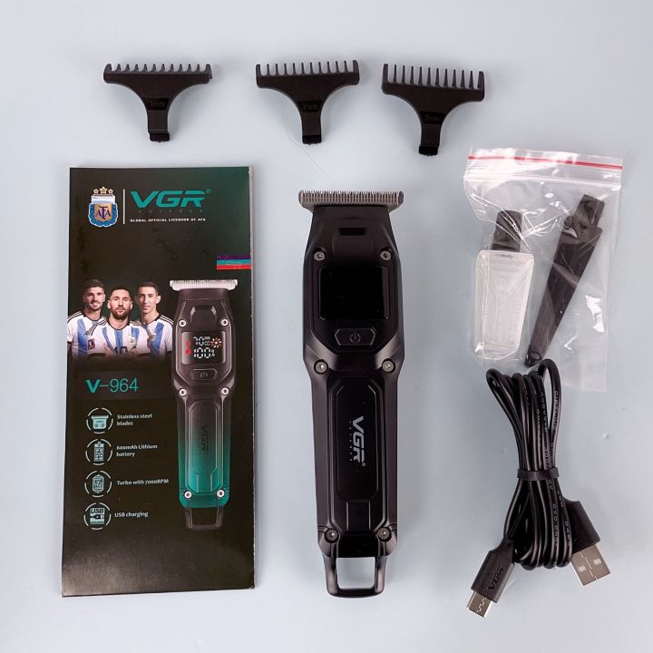 VGR%20V-964%20Rechargeable%20Digital%20Display%20100%20Min%20Runtime%20Hair%20&%20Beard%20Trimmer%20-%20Image%208