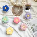 2 In 1 Mirror Flower Foldable Finger Ring Griptok Phone Holder for IPhone Samsung Support Socket Pocket Grip Tok Stand Bracket.