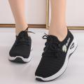 IELGY lightweight flying knit sports comfortable walking shoes.