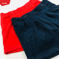 Teen Girls Comfortable Terry Cotton Short Pant With Elastic Waist Side Pocket From Levin. 