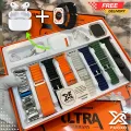 Y80 Ultra Smartwatch with Airpods ( strap 8+1 Cover )  Bluetooth Headphone  TWS Fitness Tracker, Heart Rate & Blood Pressure Monitor, Waterproof, Bluetooth Connectivity, Long Battery Life  premium Quality  By Gadget -X. 