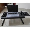 Metal Body T9 Laptop Stand Portable Multifunctional Laptop Stand Table.