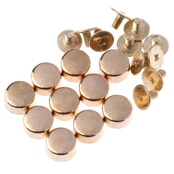 10Pcs Sewing Accessories Tool Handbag Shoulder Bags Bottom Studs Rivets Screw