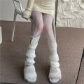 Women White heart Fishnet Lace Pantyhose Gothic Punk Harajuku Heart Dot Jacquard Patterned Sheer Tights Mesh Stockings 2022 New Vnce. 