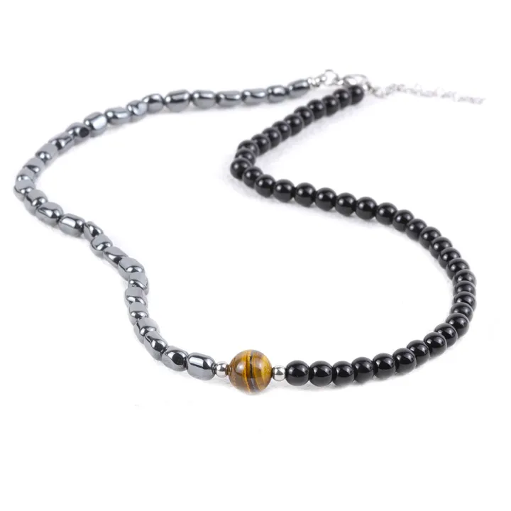 %5B%20New%20%5D%20Irregular%20with%20Personality%20Haematite%20Beaded%20Men's%20Necklace%20Simple%2010mm%20Natural%20Tiger%20Eye%20Necklace%20Men%20-%20Image%205