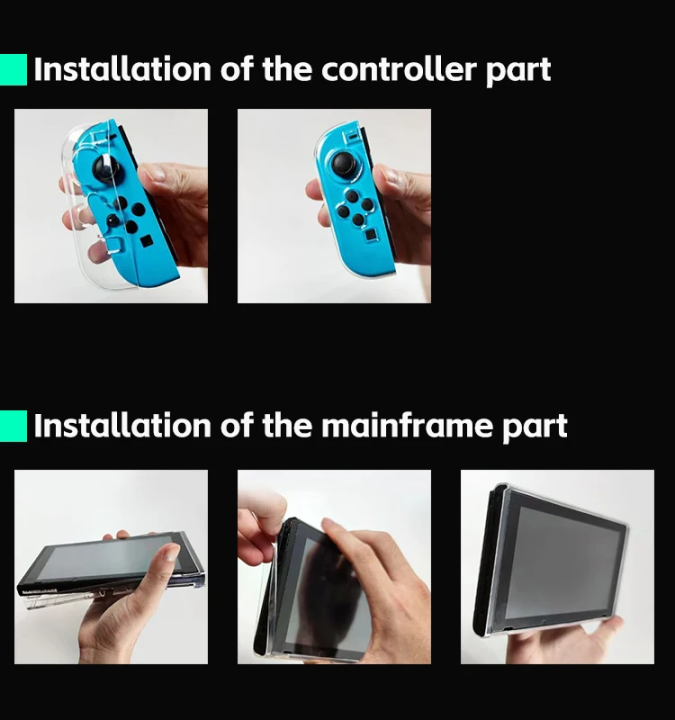 %E3%80%90Pre-order%E3%80%91%20DATA%20FROG%20TPU%20Soft%20Transparent%20Protective%20Case%20Frame%20Protector%20For%20Nintendo%20Switch%20Oled%20Game%20Console%20Accessories%20-%20Image%207