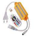 1500W Waterproof LED RGB Controller With 24 Keys IR Remote for 2835 5050 RGB LED Tape or Neon Light EU Plug. 