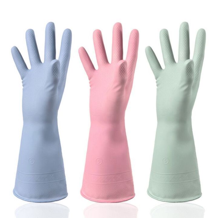 Household%20Dishwashing%20Gloves%20Men's%20and%20Women's%20Waterproof%20Extra%20Thick%20Durable%20Seasons%20Kitchen%20Laundry%20Rubber%20Thin%20Milk%20Cleaning%20-%20Image%206